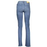 Gant Blue Polyester Women Jeans